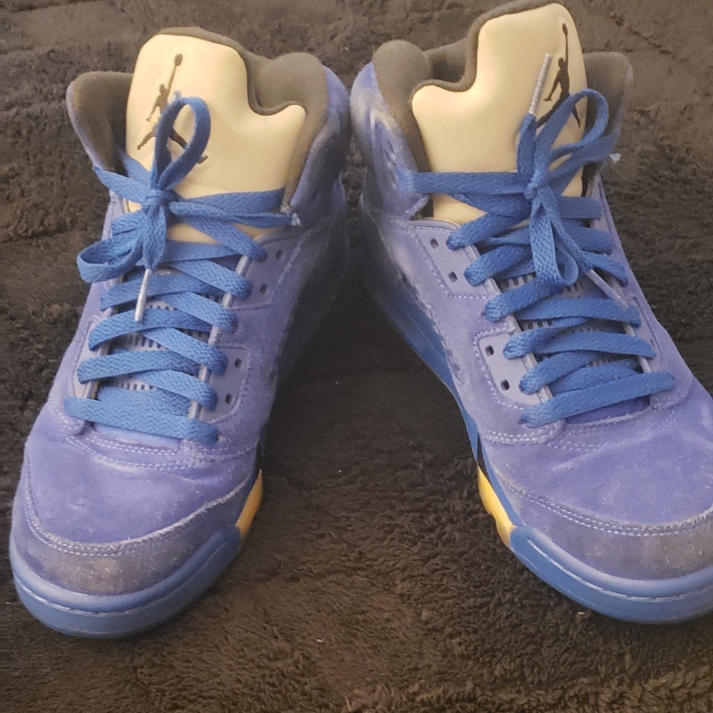Nike Kids Sneakers Blue and Yellow